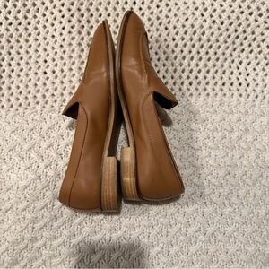 Everlane The Modern Loafer in Camel-Tan Leather sz 6.5 Stacked
Heel Cushioned *